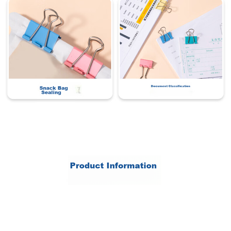 Deli 19mm Colorful Metal Binder Clips, Small and Large Size, Document Clips, Voucher Clips, Receipt Clips, Exam Paper Clips, Subject Clips TP215, Pack of 40 13