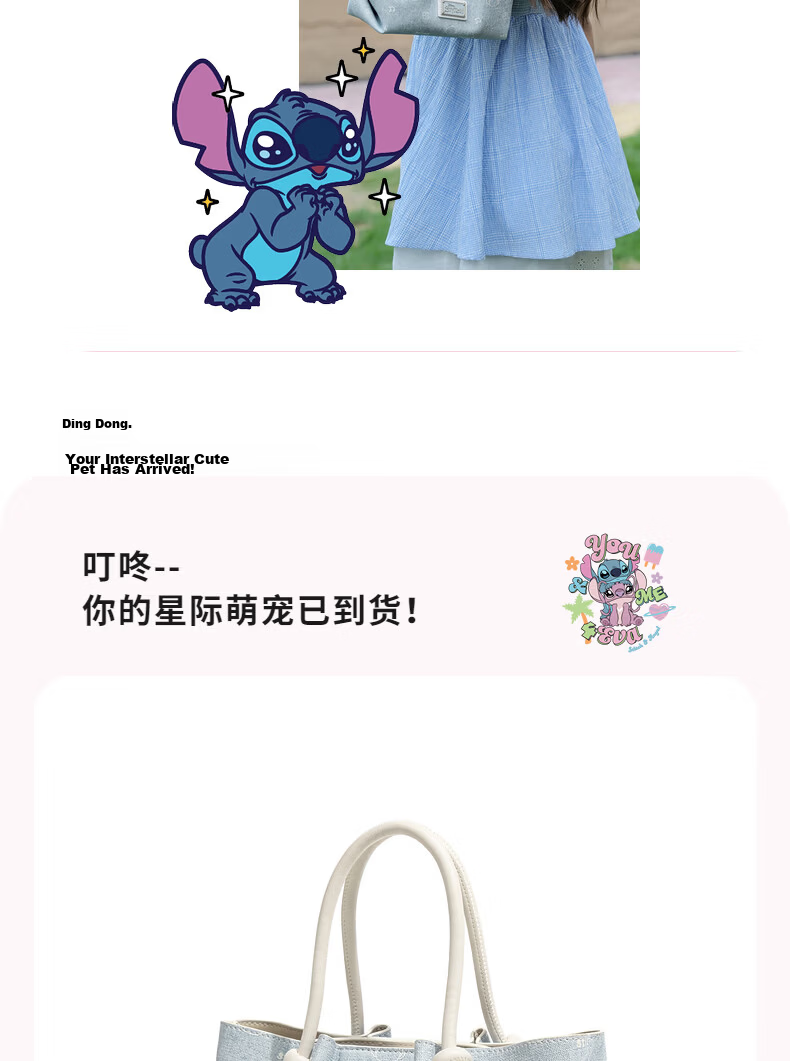 Disney Women's Handbag 2026 New Luxury Small Niche High-End Birthday Gift Basket Bag 3