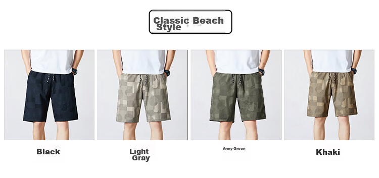RED DRAGONFLY Men's Shorts, Fashionable And Simple, Pure Cotton, Solid Color, Comfortable, Breathable, Loose-Fitting, Versatile, Knee-Length Sports Shorts for Me 14