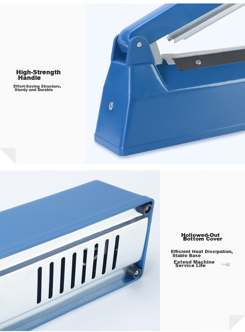 Beifute Hand-Press Sealing Machine Plastic Sealer Commercial Packing Machine Aluminum Foil Bag Food Small Tea Mooncake Film Sealing and Cutting Machine PFS-200 13