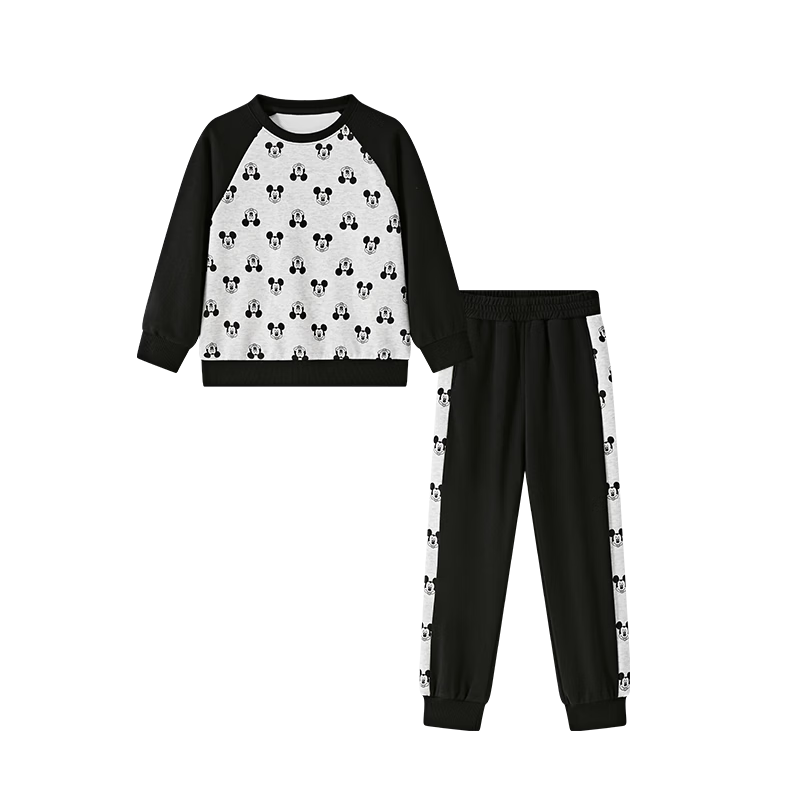 Disney Kids Boys and Girls Spring Autumn 2026 New Stylish Children's Sports Jacket and Pants Two-Piece Set
