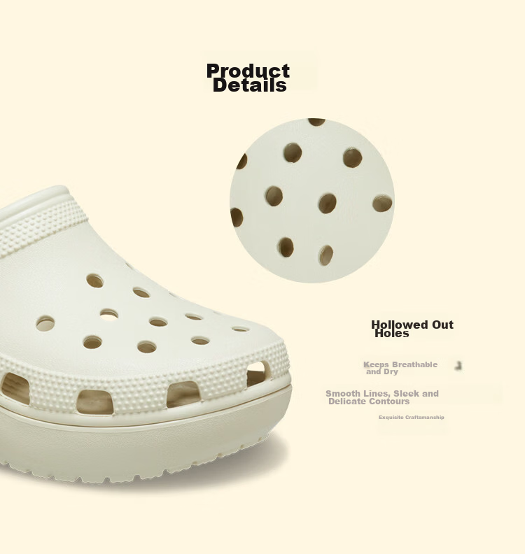 CROCS Platform Cloud Clogs Sandals | 206750 Quartz Pink - 6UR 35 (220mm) 4
