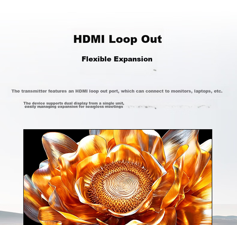 Ugreen HDMI Wireless Screen Mirroring Device HD Conference Multi-Receiver Compatible with Laptop Desktop TV Projector 100m Transmission Single Receiver 75532 29