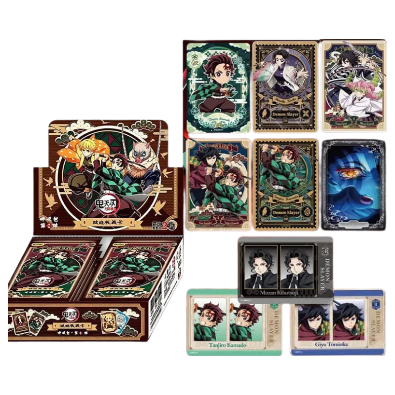 Kayou Demon Slayer Card Breathing Pack Two-Yuan Pack Dawn Collection Card Anime Peripheral Blind Box New Authentic