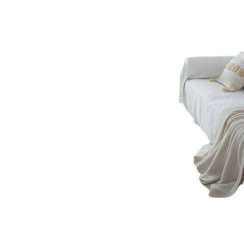 MOON TIME Long-Staple Silk Velvet Living Room Carpet, Coffee Table Bedroom Bay Window Bedside Rug, Simple White 70*160cm
