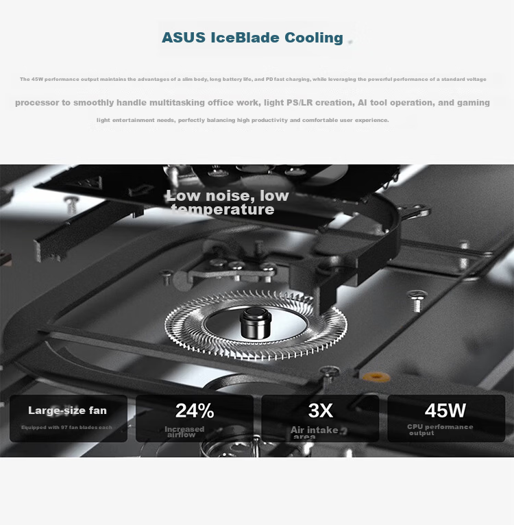 ASUS Lingyao 14 Dual Screen 2026 New Core Ultra X7 2.8K 144Hz OLED Fold Dual Touch AI Laptop (358H 32GB 1TB) Stone Gray 16