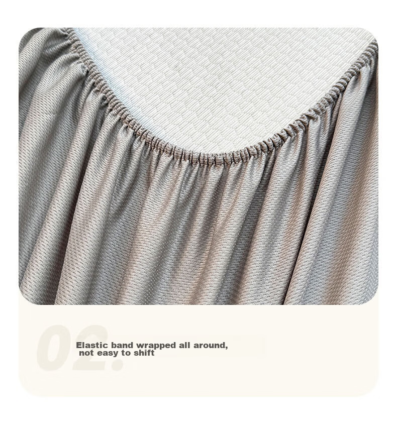 Grace Class A Summer Cooling Ice Bead Mat Fitted Sheet Single Double Household Washable 1.5*2M Bear Gray 9