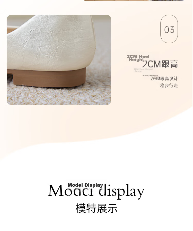Zhuoshini Dress Single Shoes 2026 New Spring Autumn Qipao French Mary Jane Women's Flat Low Heel Leather Shoes Light Gold 38 8