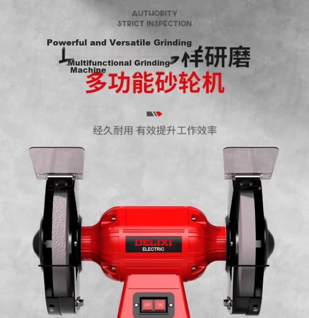 Delixi Desktop Bench Grinder Small Electric Grinding Wheel Sharpener Industrial Grade Belt Sander for Home Use 6
