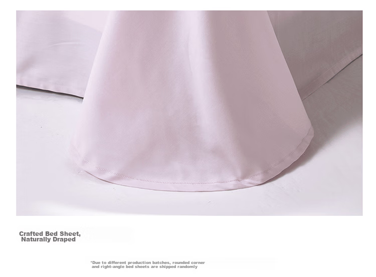 Fuanna 60S Long-Staple Cotton Embroidered 4-Piece Bedding Set 100% Cotton Sheet and Duvet Cover Double Extra Large 230*229cm Mountain Scenery 15