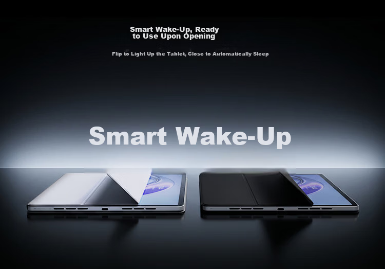 Lenovo Legion Y900 11-inch Tablet Magnetic Slim PU Leather Case Smart Wake Sleep Cover Multi-angle Stand Ice White 3
