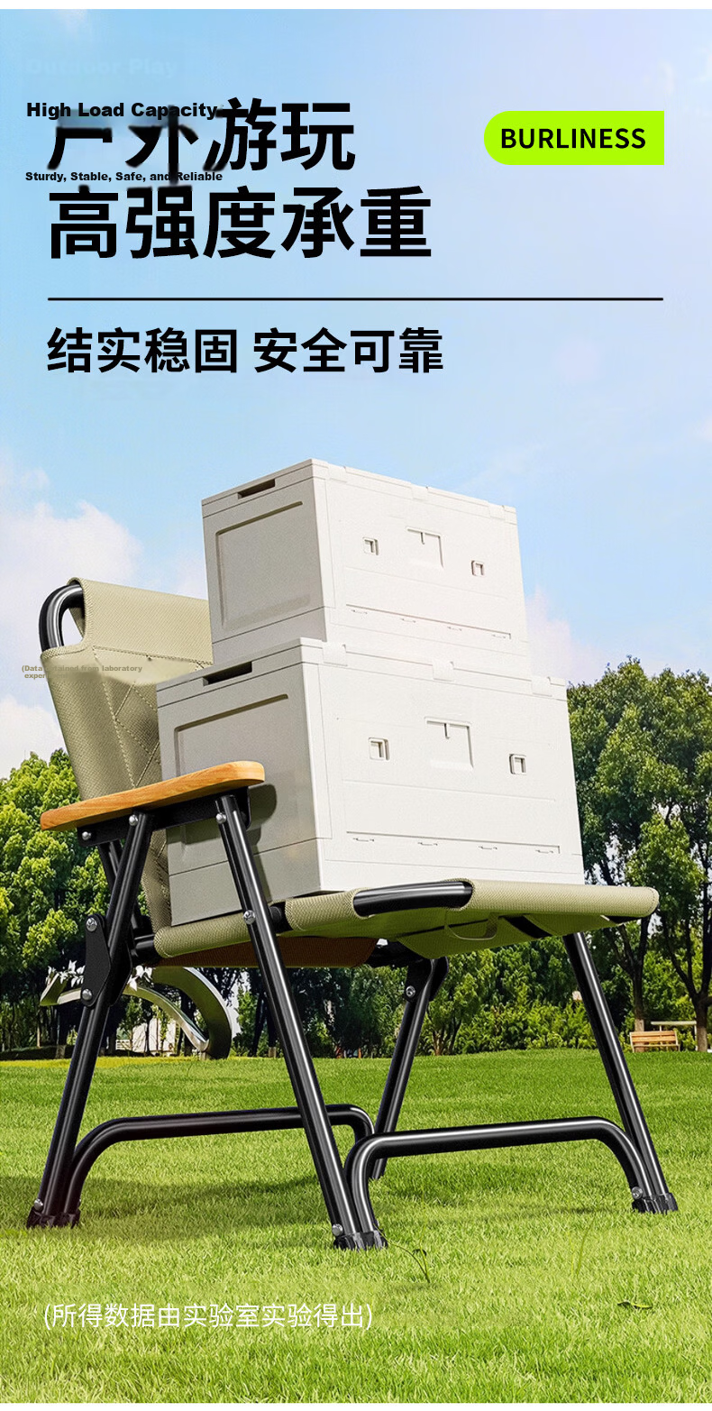 Jingcai Folding Chair Recliner Camping Chair Portable Outdoor Stool Beach Chair JHY8 Gray 7