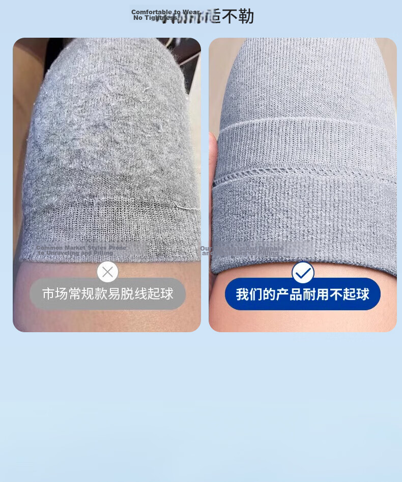 Langsha Pure Cotton Warm Knee Pads for Cold Legs, Men and Women, Meniscus Injury Protection, Autumn and Winter Cold-Resistant Knee Sleeves 4