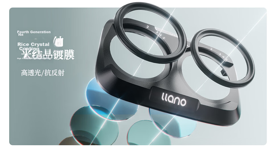 Llano [Direct Master] Adjustable ND Neutral Density Filter Set for DJI Pocket 4P Camera, Black Soft 1/4 Filter CPL Polarizing Magnetic Quick-Release Protective Lens 6