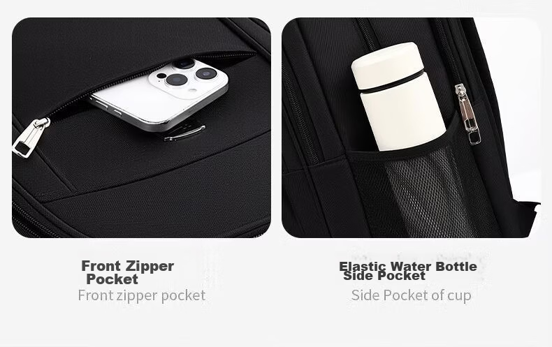 Warrior Large Capacity Men's Backpack Student School Bag Commuter Casual Business Travel 17.3-inch Laptop Bag 7