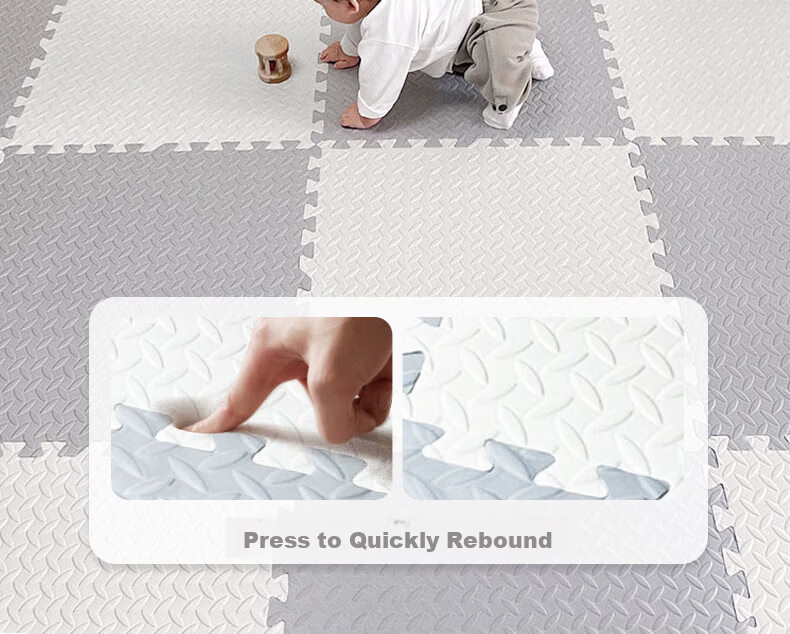 Elephant Dance Large Foam Crawling Mat Puzzle Floor Mat Baby Play Mat Indoor Carpet Bedroom Anti-Fall Mat 17