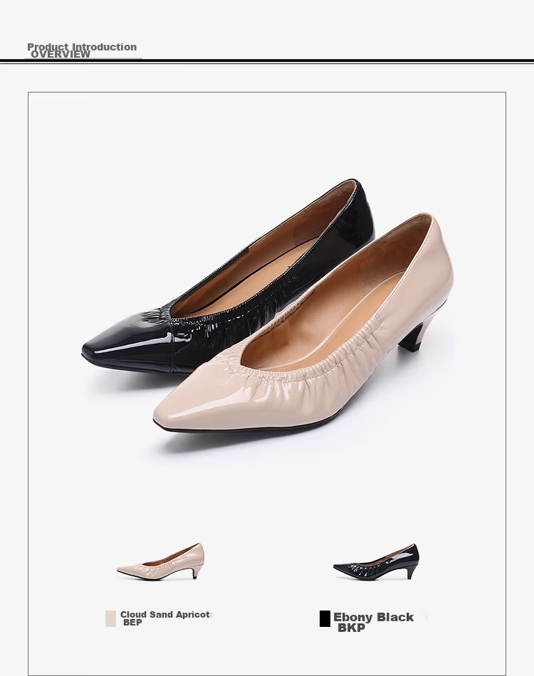 Le Saunda 26 New Style Queen Stride Pointed Toe French Style Elegant Commuter Lambskin Flats Women 7M47502 Ebony Black BKP35 1