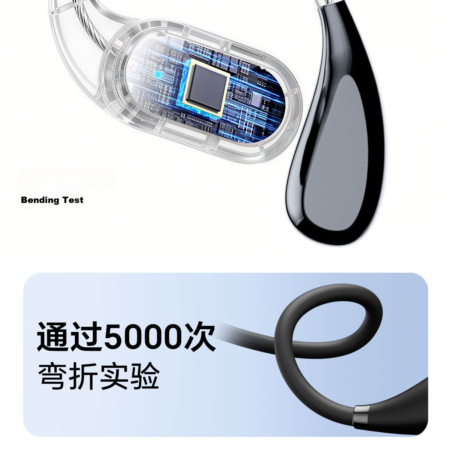 Zhunhang 2026 Latest Bluetooth Earhook Wireless Open-Ear Clip-On Sports Running Call Gaming Noise-Cancelling Long Battery Life Ear Protection Headphones 10