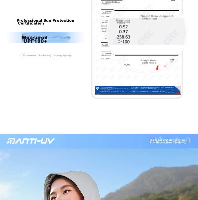 361° Women's Summer Sunscreen Jacket UPF100+ UV Protection Slim Outdoor Sports Coat 662624606-7 20