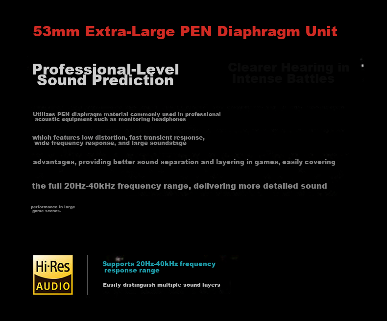 EDIFIER HECATE G3 MAX Base Edition 2.4G Wired Bluetooth Quad-Mode THX Spatial Audio Wireless Gaming Headset Delta FPS Chicken Dinner Black 10