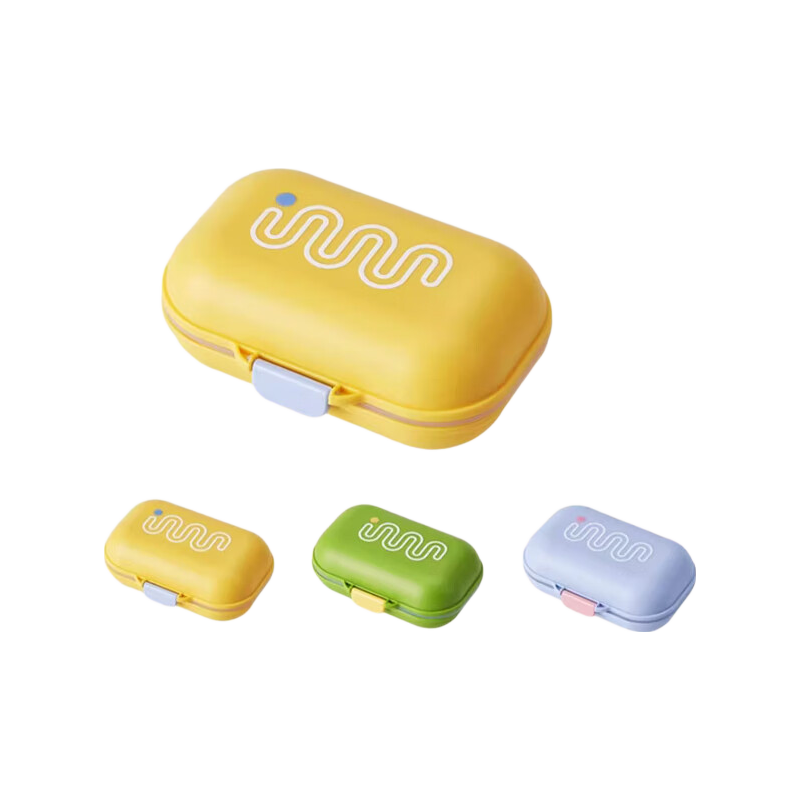 Jiashigao Travel Soap Dish, Toiletry Draining Convenient Soap Storage Box with Lid, Portable Sealed Dustproof Waterproof Draining Anti-Softening for Student Dormitory Back-To Seaso