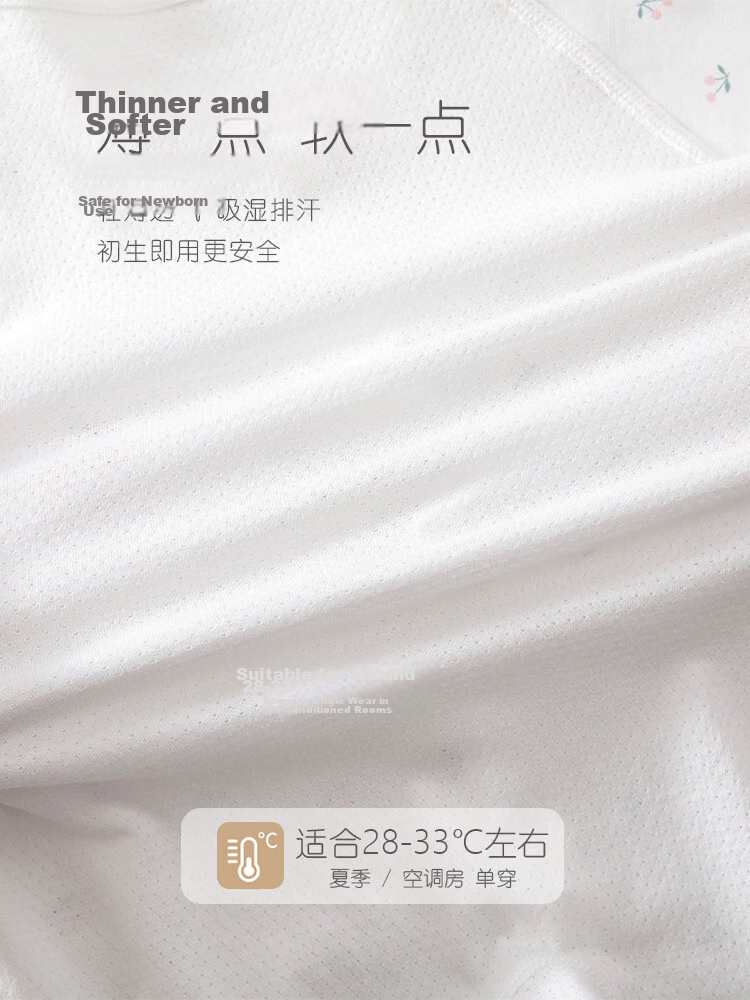 JOYNCLEON Baby Summer Thin Cotton Romper Bodysuit Sleepwear Home Air Conditioning Crawling Suit Jlt216260 3