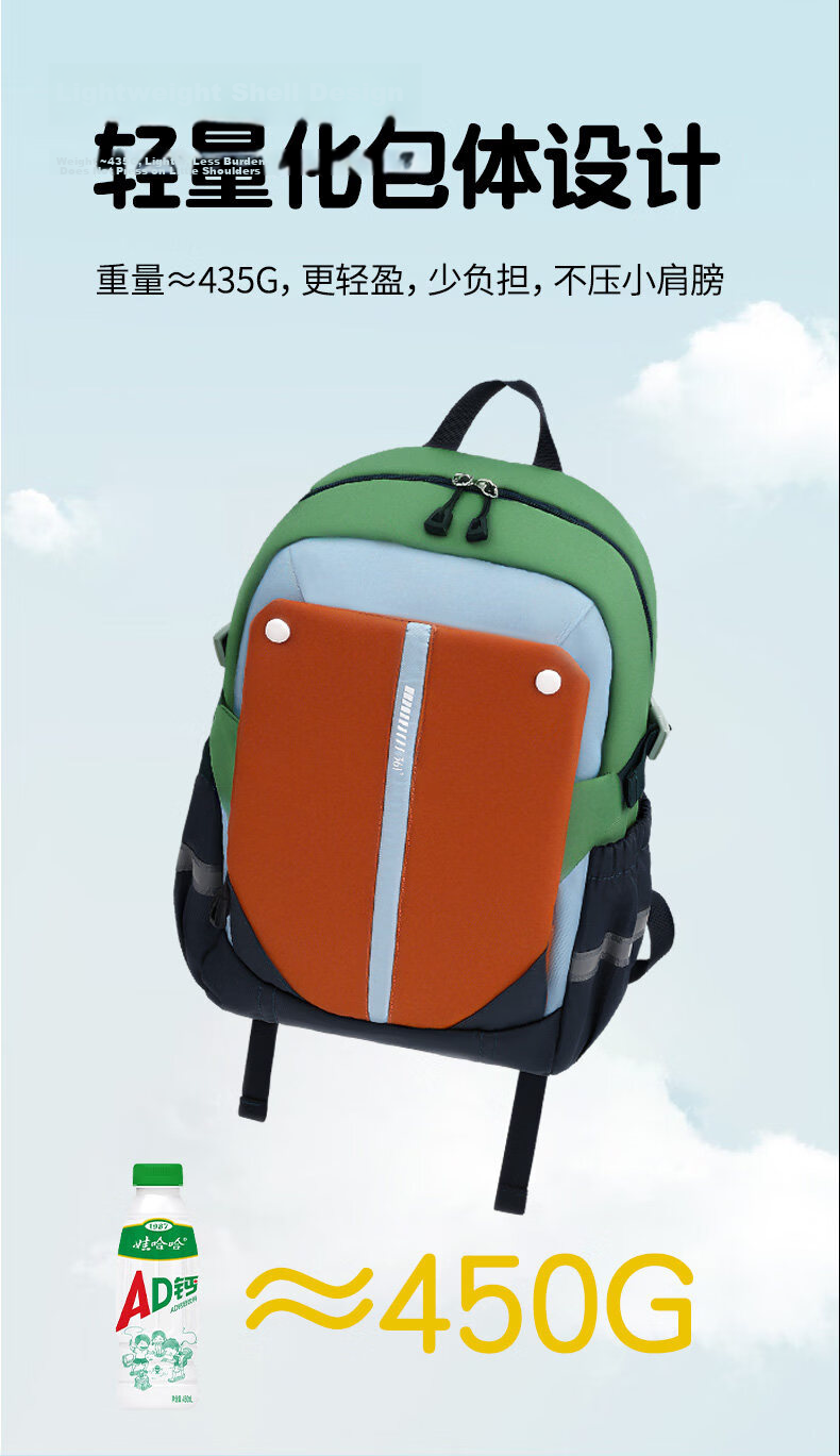 361° Backpack for Boys and Girls Kindergarten to Grade 3 Lightweight Outdoor Travel School Bag Shoulder Bag 5