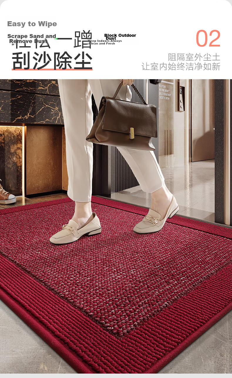 Dajiang Entrance Door Mat Floor Mat 2026 New High-End Carpet 60x90cm 10