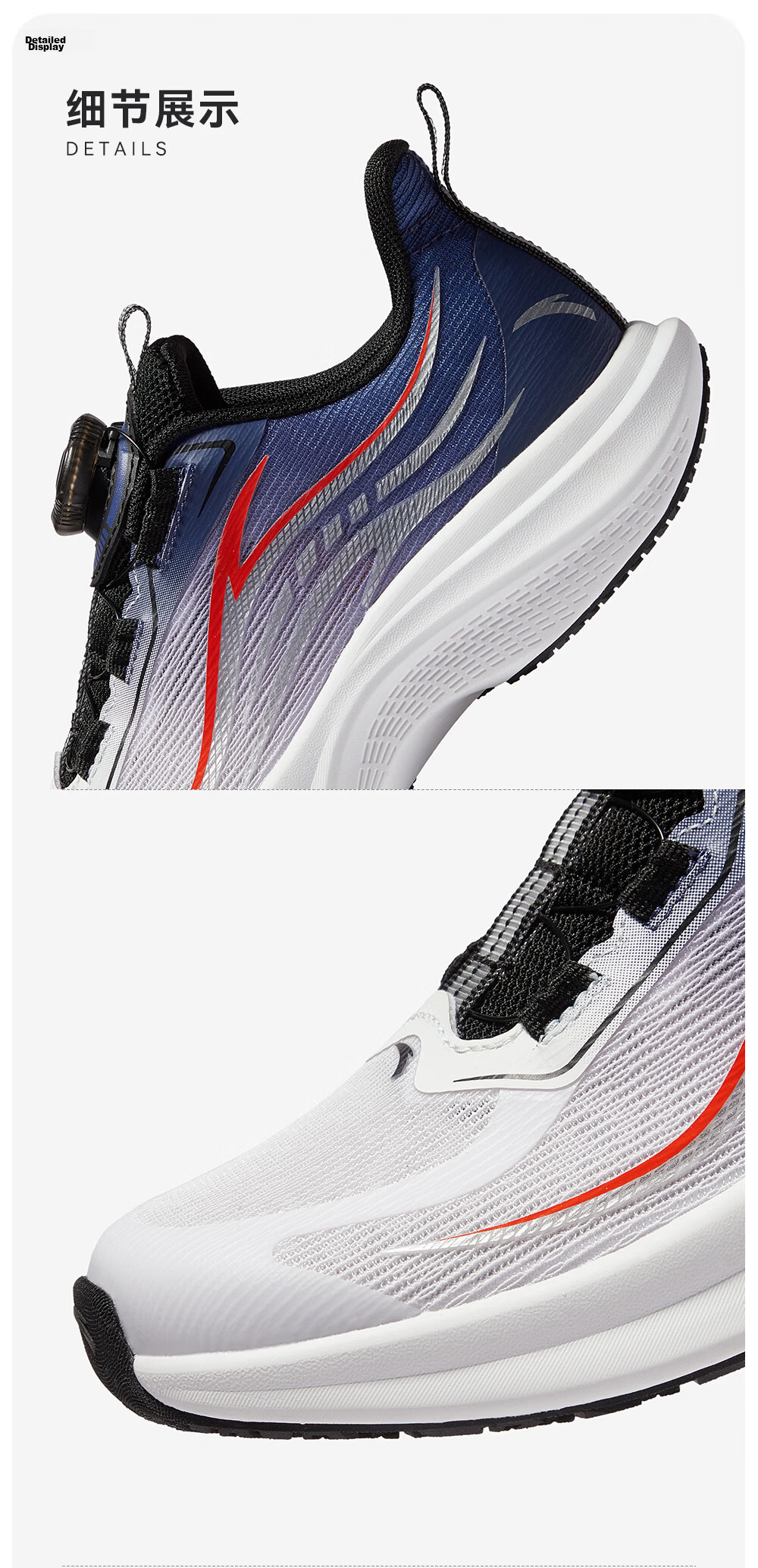 Anta Kids Boys Girls Big Children Running Shoes Hydrogen Run Summer Breathable Lightweight Sports Sneakers 312525508 17