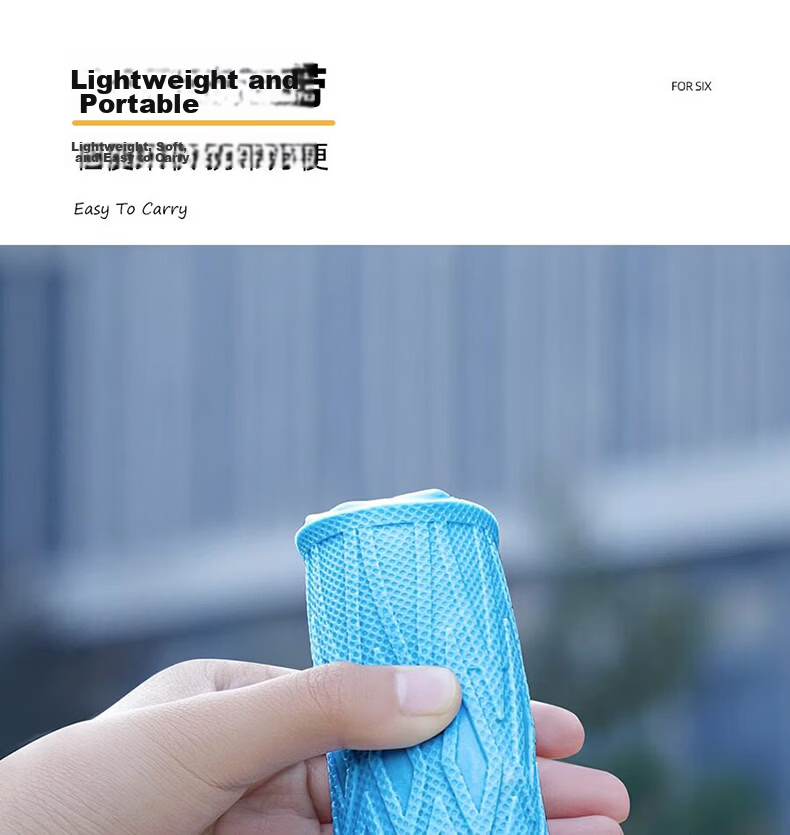 BWNK Thickened Non-Slip Sole + Double Waterproof + Adjustable Elastic Opening + Large Opening Easy Wear Blue 2XL 11