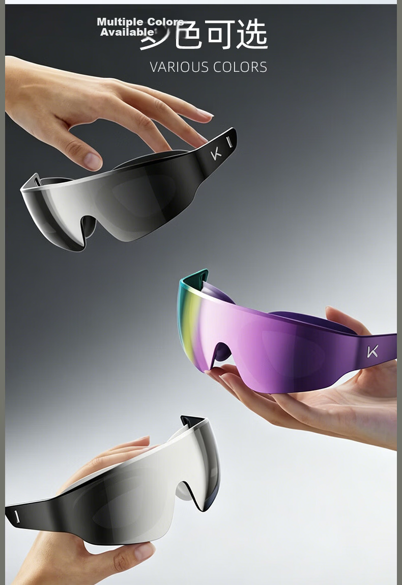Keep Water Eye Swim Goggles HD Anti-Fog Waterproof Women's Light Gradient Coated Non-Pressure Men's Swim Goggles Star Purple Lens 9