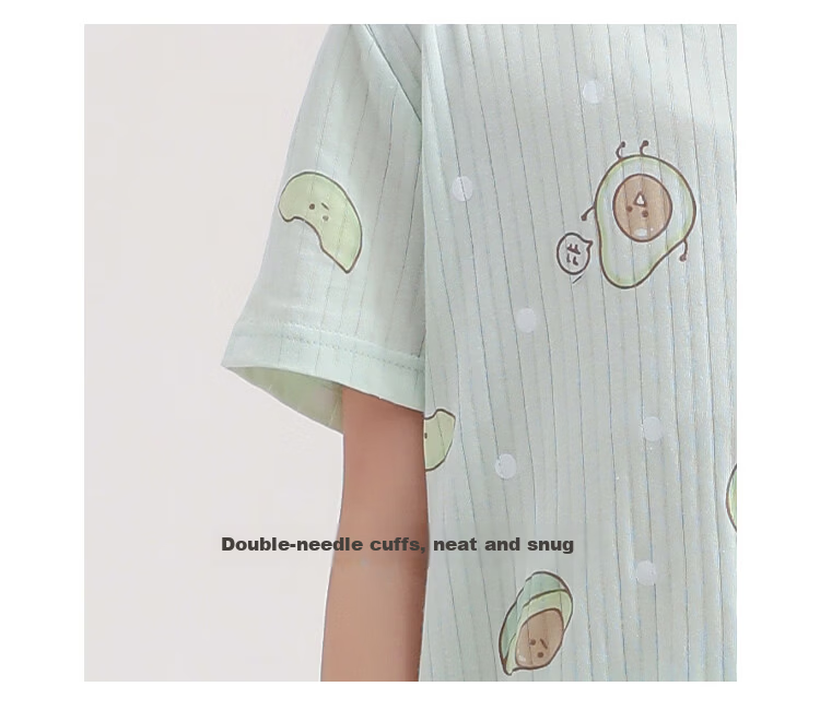 Hodo AAA Grade Antibacterial Red Bean Children's Summer Thin Cotton Boys Pajamas Homewear Air Conditioning Clothes 21