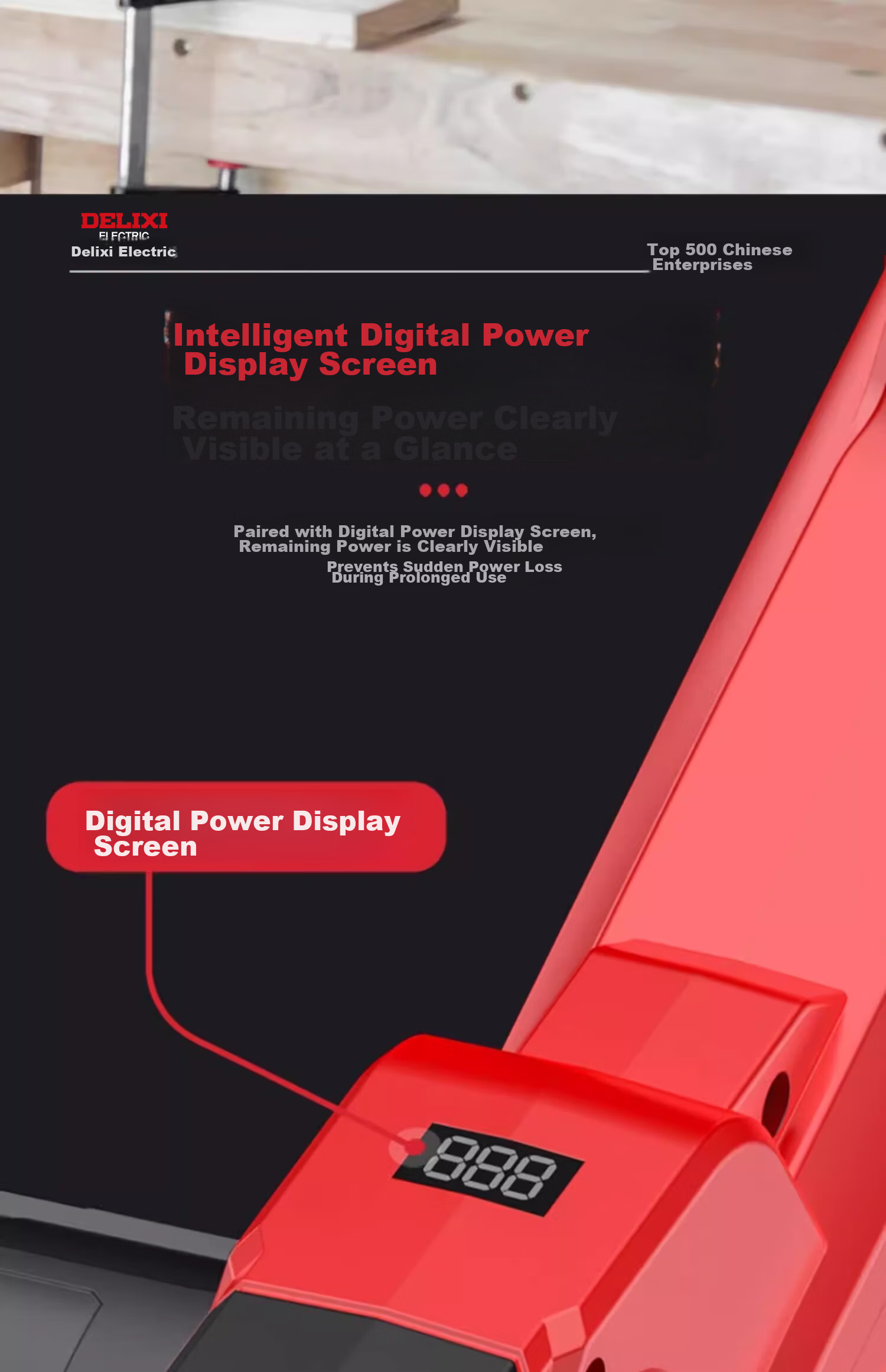 DELIXI Electric Lithium Battery Digital Display Blower Dual-Use High-Power Cordless Blower Dust Collector for Home 21