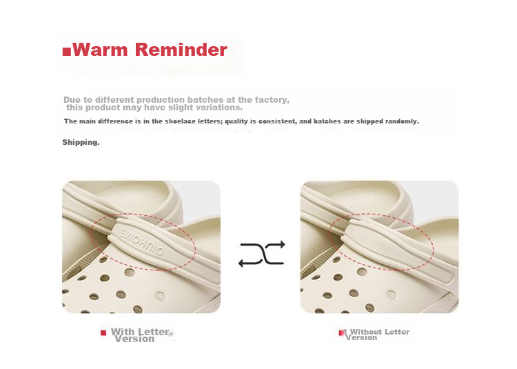 MINISO Women's Summer Hole Shoes Outdoor Beach Sandals Non-Slip Thick Sole Soft Foot Wrap Toe Cover Slippers Bone White Size 40-41 3