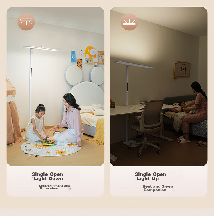 NVC Future Light Floor Eye-Care Desk Lamp Reading Children's Study Smart Control Full Spectrum Large Road Lamp L5pro 13