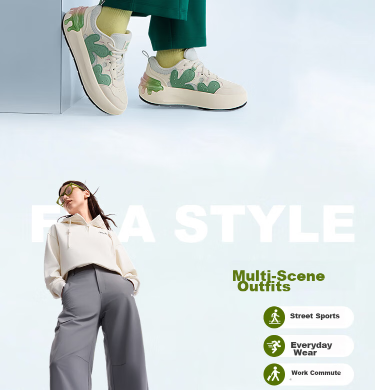 FILA Official Women's CACTI Modern Sneakers Autumn Fashion Casual Sports Shoes 11