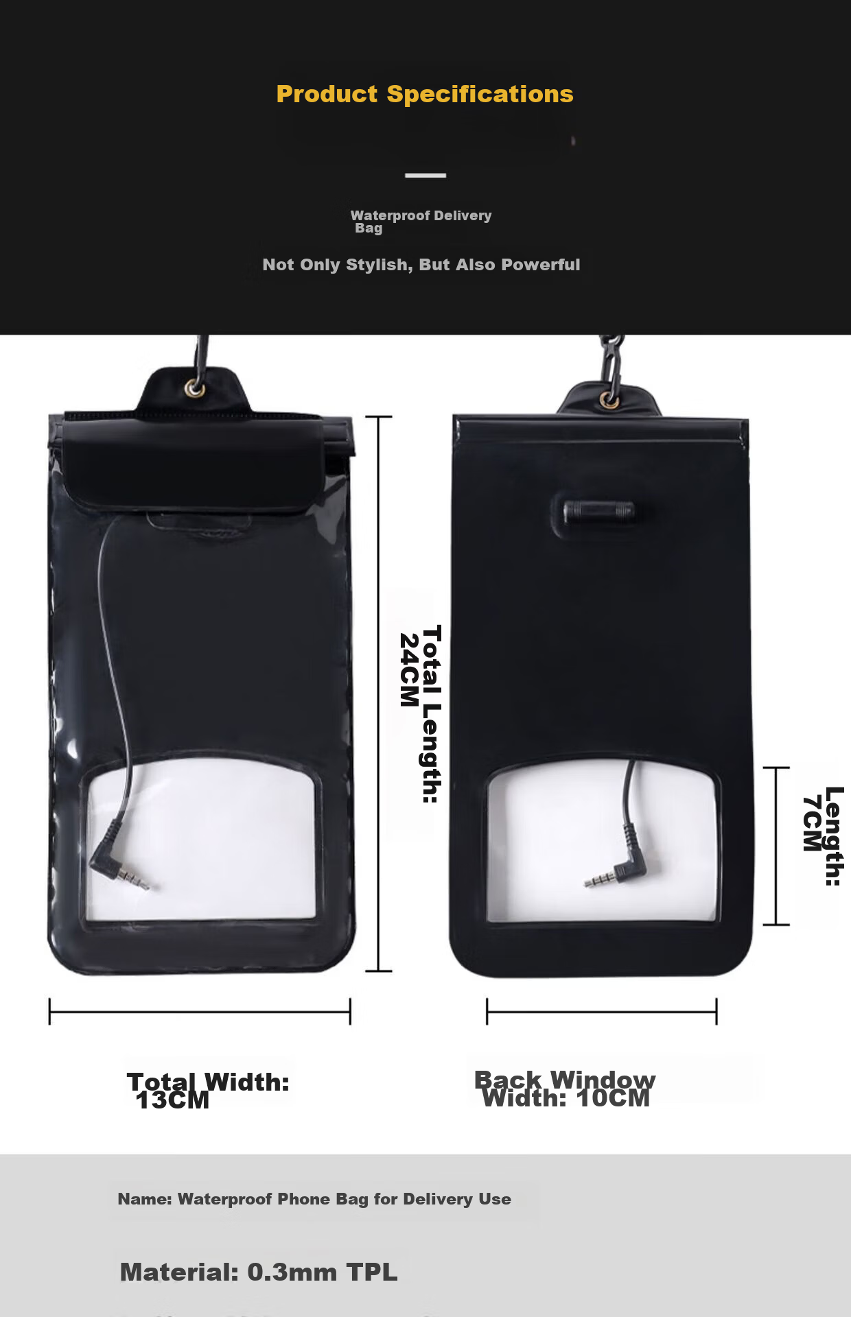 Liomirror Waterproof Phone Pouch for Riders Touchscreen Compatible Charging Swimming Photography with Earphone Jack 11