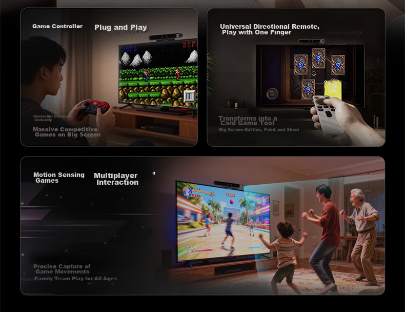 TUDOO Tbox TV AI Box Kids Learning Fitness Mirror Motion Sensor Game Smart 4K Ultra HD Box 7