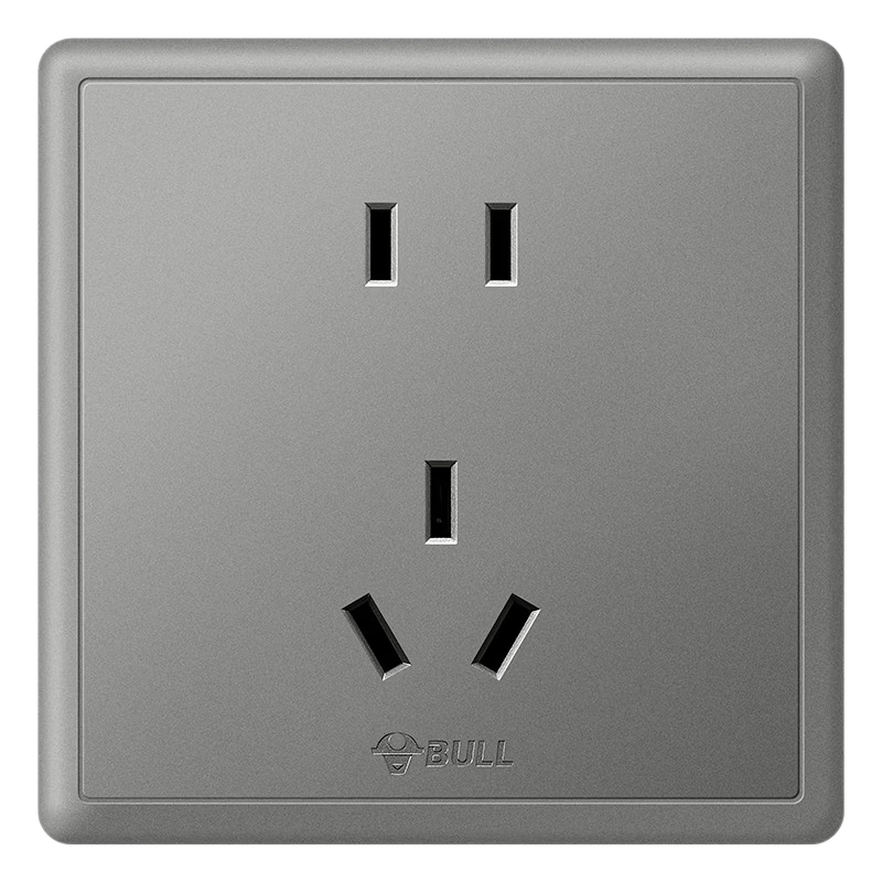 BULL G36 Series 10A Five-Hole Socket G36Z223 Starry Gray Flush Mount Switch Socket