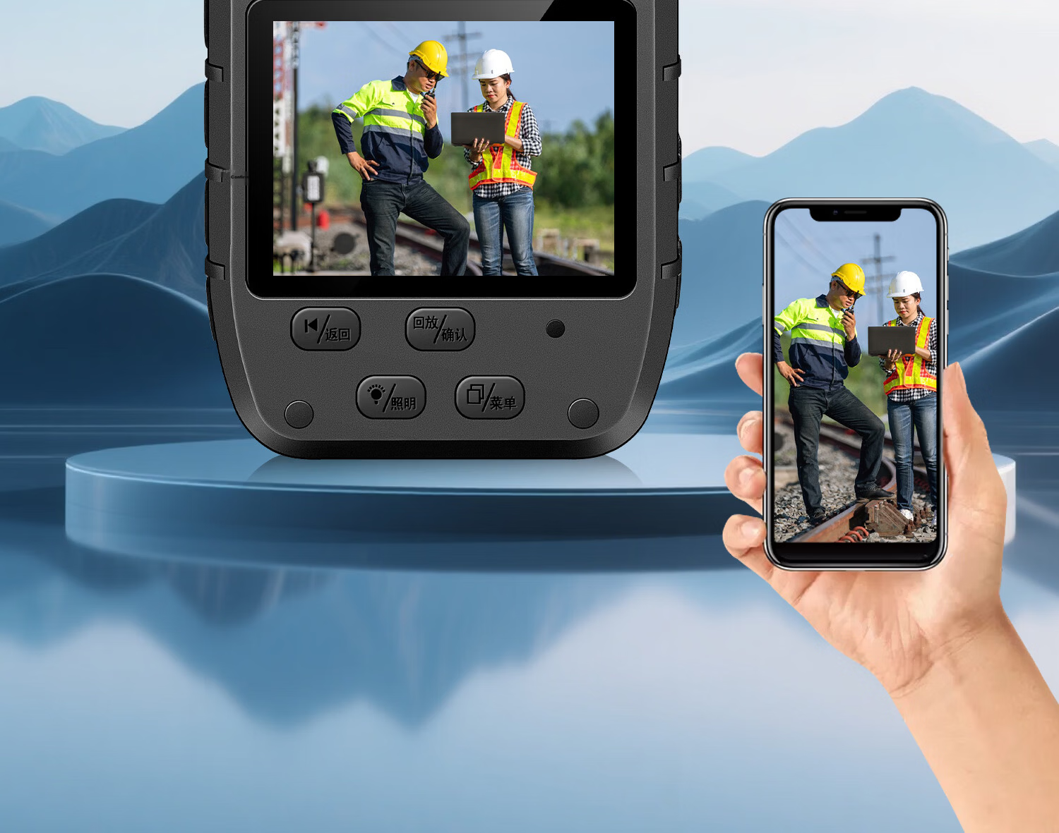 Law Enforcement No.1 DSJ-C8 Law Enforcement Recorder HD Sports Camera Cycling Property Security Urban Management Body Camera 128GB 32