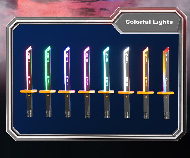 Miaobeile Kids Toy for Boys 3-6 Years Old Spark Light Saber Fire Glow Sword Sci-Fi Laser Sword Birthday Gift for Boys 12
