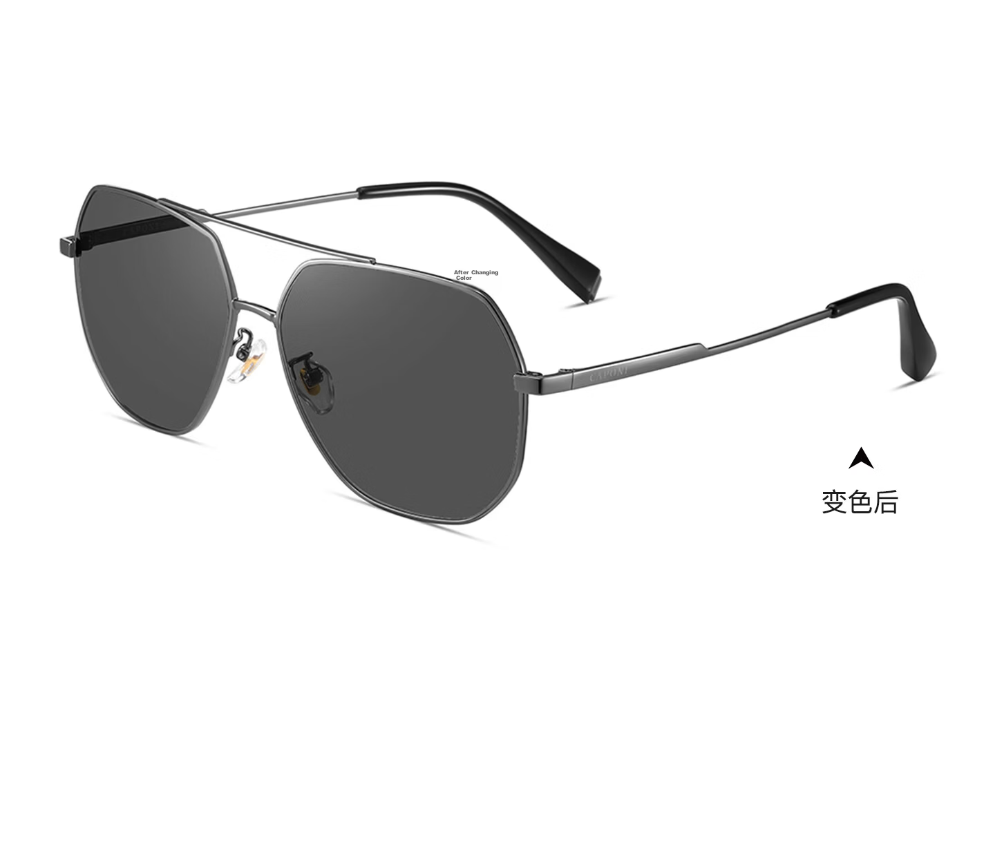 CAPONI Men's Sunglasses UV Protection Polarized Photochromic Driving Day and Night Use 33