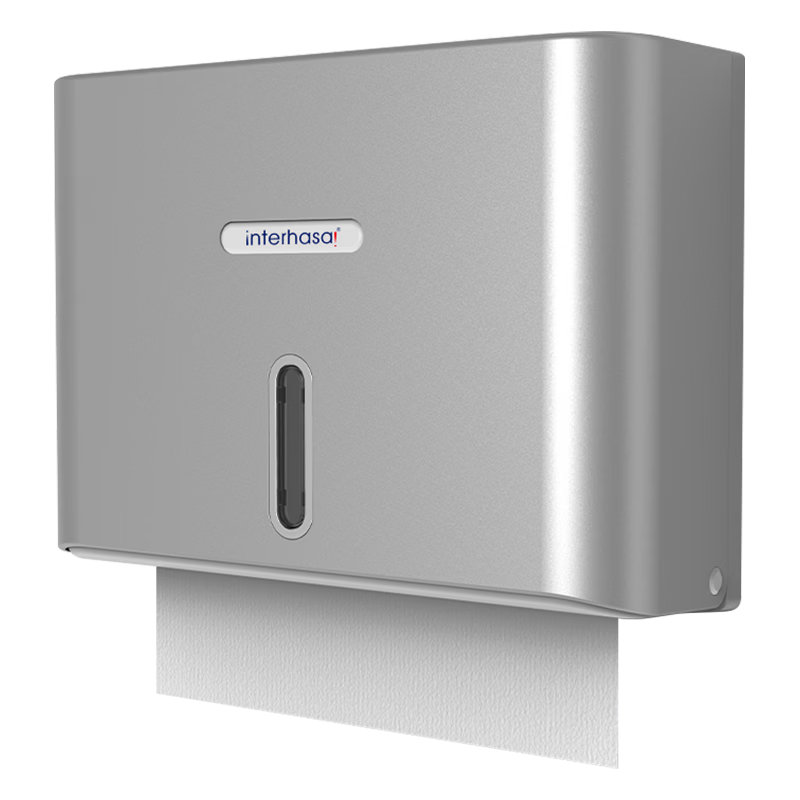 Interhasa! Wall-Mounted Toilet Paper Holder, Bathroom Tissue Dispenser, Washroom Hand Towel Box, No Drilling Required E6007