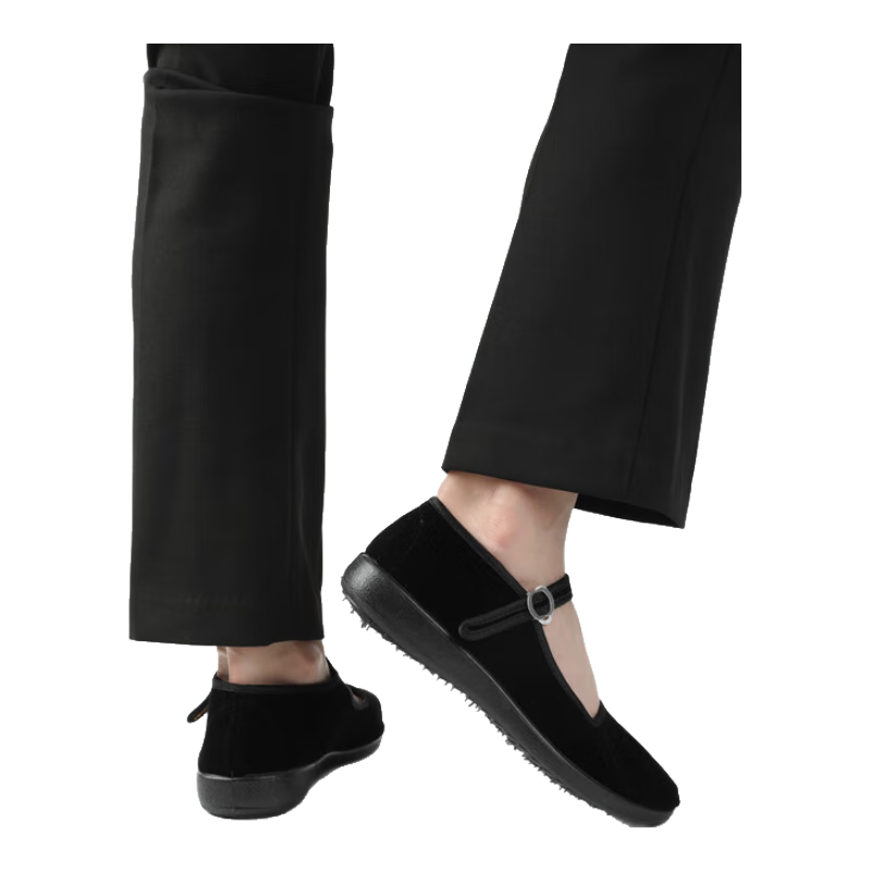 FOOTOPPO Old Beijing Cloth Shoes for Women, Soft-Soled Non-Slip Thick-Soled Elderly Women's And Middle-Aged Mom Shoes