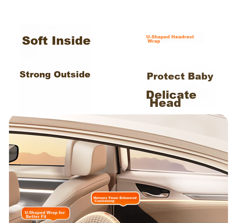 Heekin Zhichang H7 Child Safety Car Seat for 0-12 Years Old Infant Baby with Recline, Smart Ventilation and Heating 28