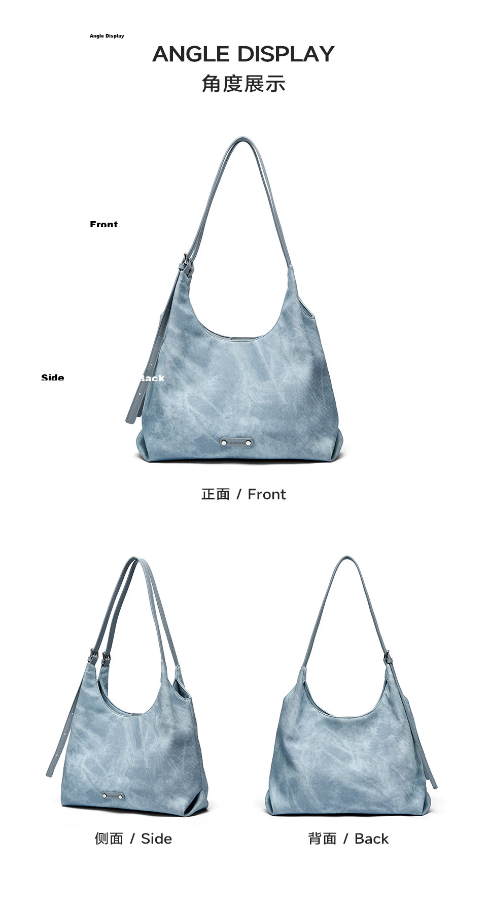 Hotwind Women's Shoulder Bag Underarm Handheld Tote Large Capacity Commuter Bag Valentine's Day Gift for Girlfriend 13