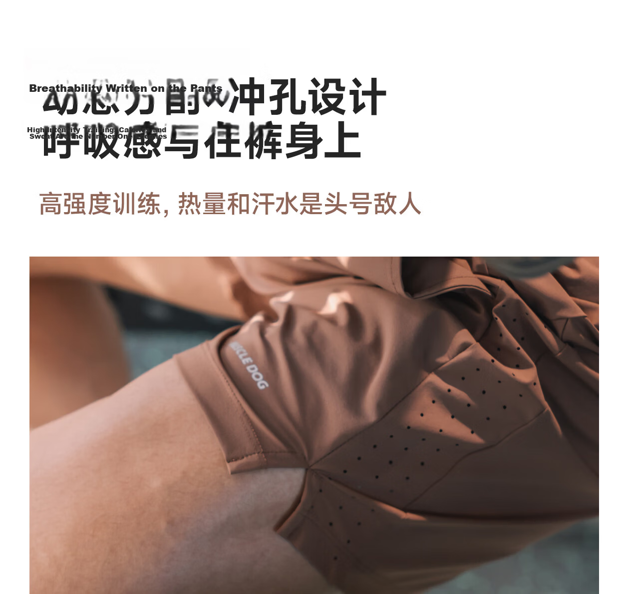 MUSCLE DOG Small Whale Cooling Sports Shorts for Men 2026 New High Elastic Breathable Running Fitness Shorts 6