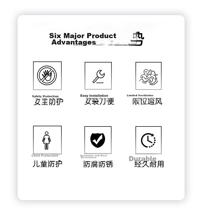 Kingstan Anti-Pinch Sliding Window and Door Limiter Baby Safety Lock Sliding Door Lock Window Glass Sliding Door Lock 2