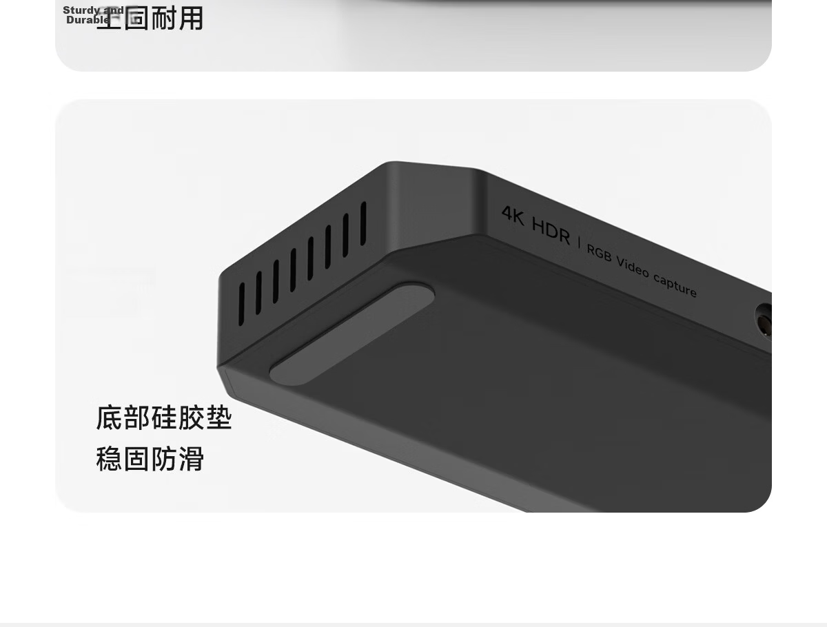 Haibeisi 4K60Hz Video Capture Card Live Streaming Capture Device for Switch 2/PS5/iPad Gaming Mobile Phone Camera Recording HD HDR Loop-out HDMI Capture Box 37