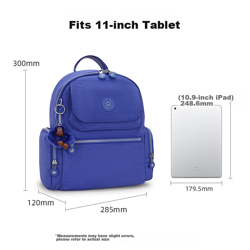Kaipu Lin Lightweight Large Capacity Student Backpack Fashion Multi-Compartment Shoulder Bag MATTA Navy Blue WB Birthday Gift 1